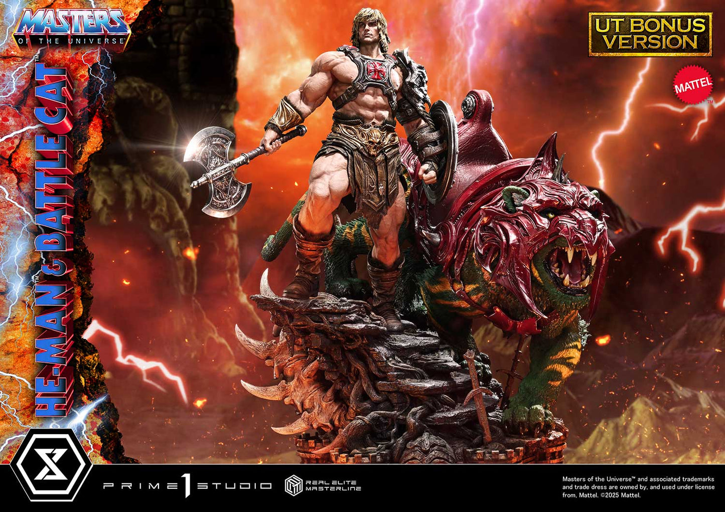 Prime 1 Studio Master of the Universe - He Man and Battle Cat REMMOU-01UTS