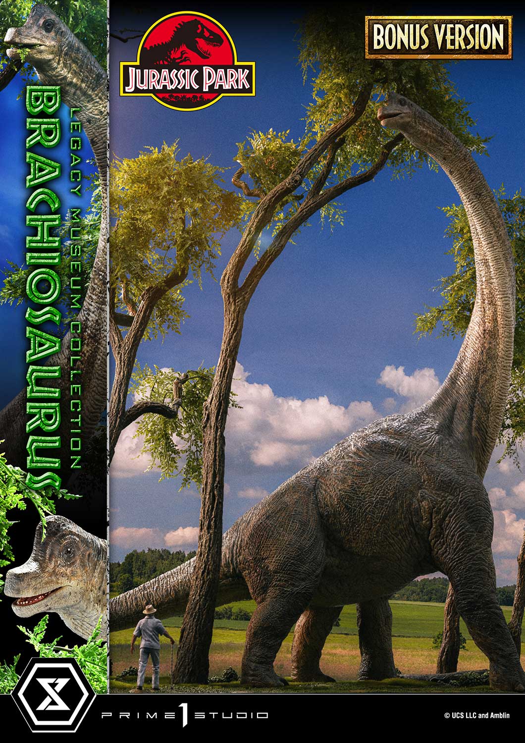 PRE ORDER - Prime 1 Studio LMCJWF-05: Legacy Museum Collection Jurassic Park (Film) Brachiosaurus 1/15 scale