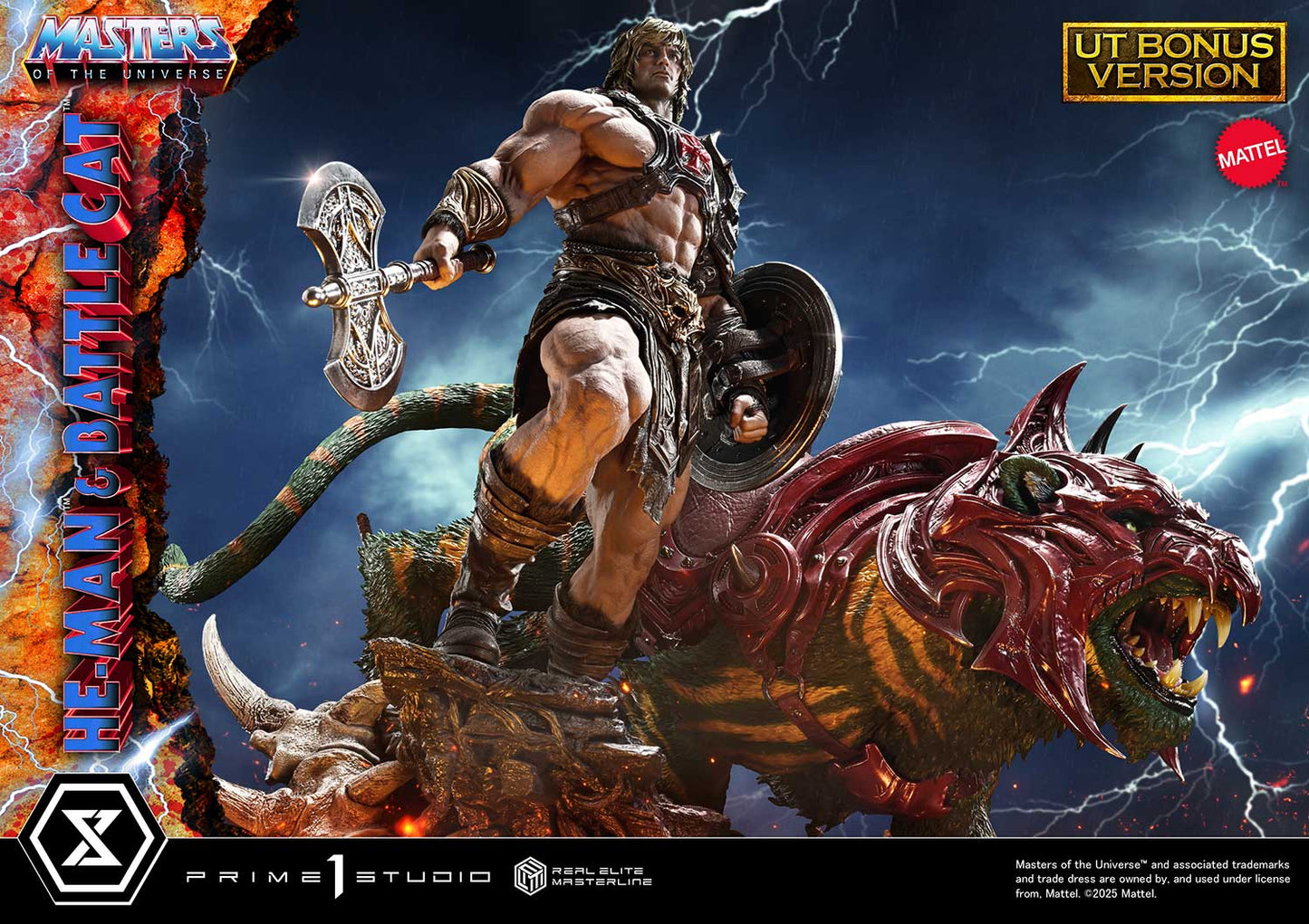 Prime 1 Studio Master of the Universe - He Man and Battle Cat REMMOU-01UTS