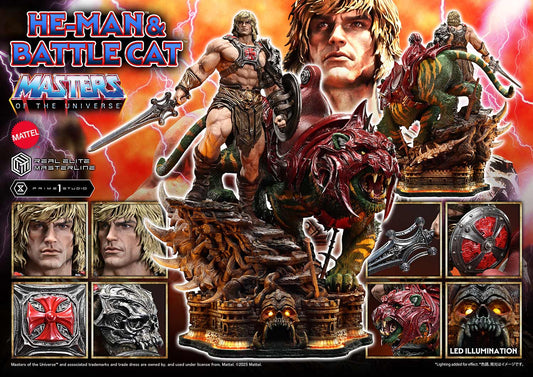 Prime 1 Studio Master of the Universe - He Man and Battle Cat REMMOU-01