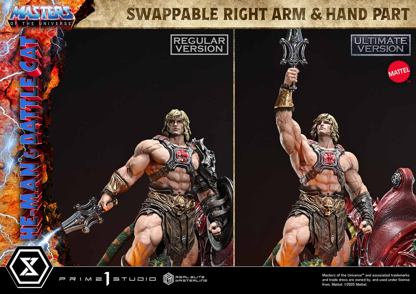 Prime 1 Studio Master of the Universe - He Man and Battle Cat REMMOU-01UT