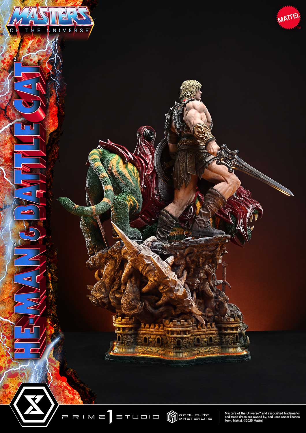 Prime 1 Studio Master of the Universe - He Man and Battle Cat REMMOU-01