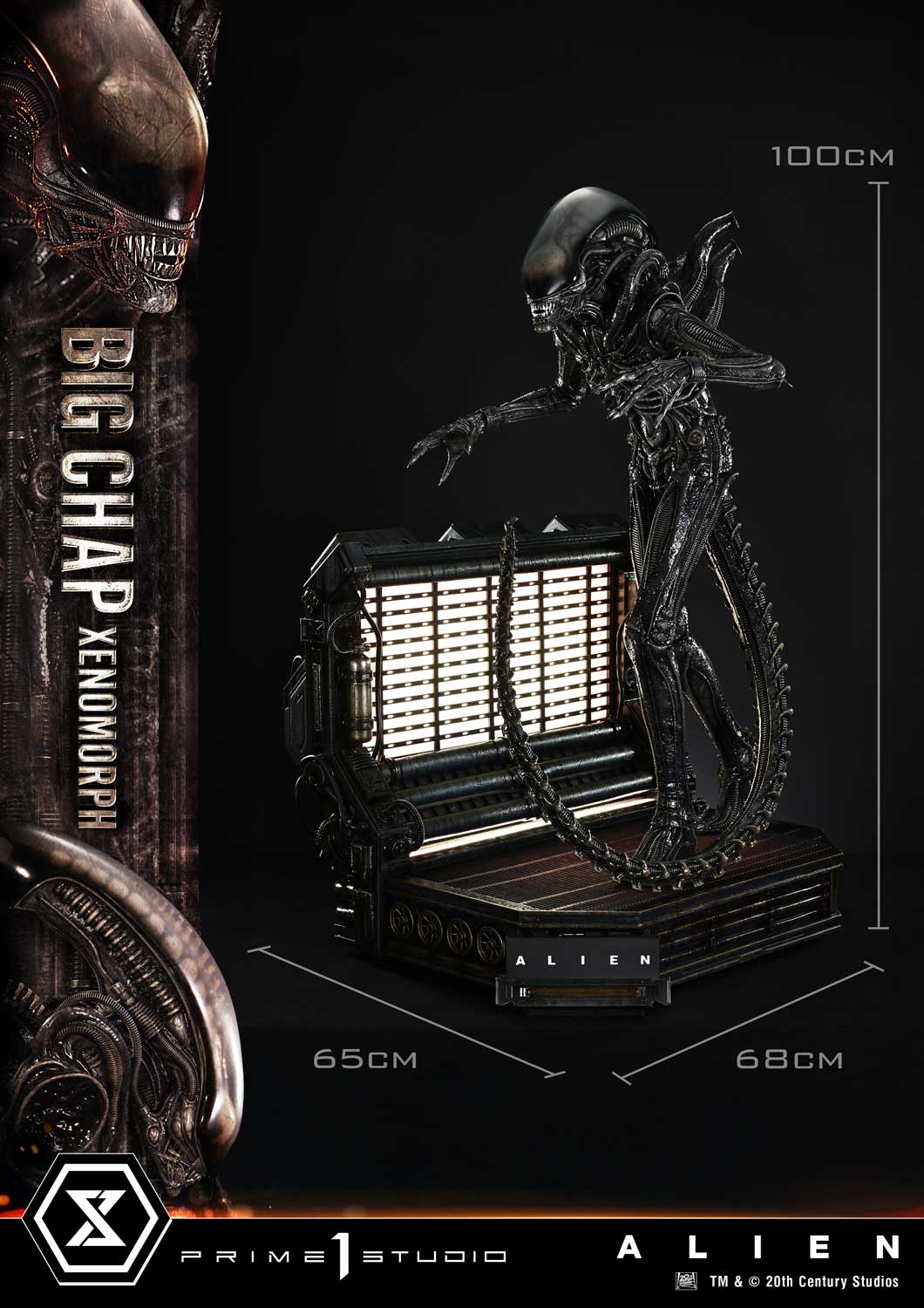 Prime 1 Studio Museum Masterline XL Alien (Film) Big Chap Xenomorph