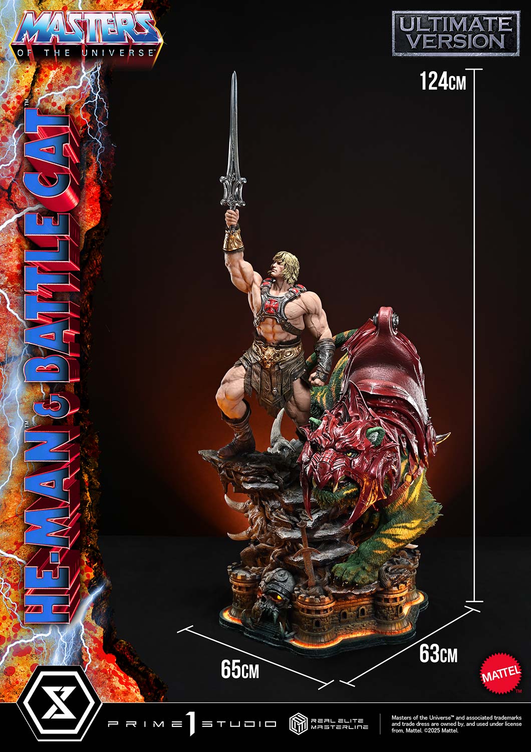 Prime 1 Studio Master of the Universe - He Man and Battle Cat REMMOU-01UT