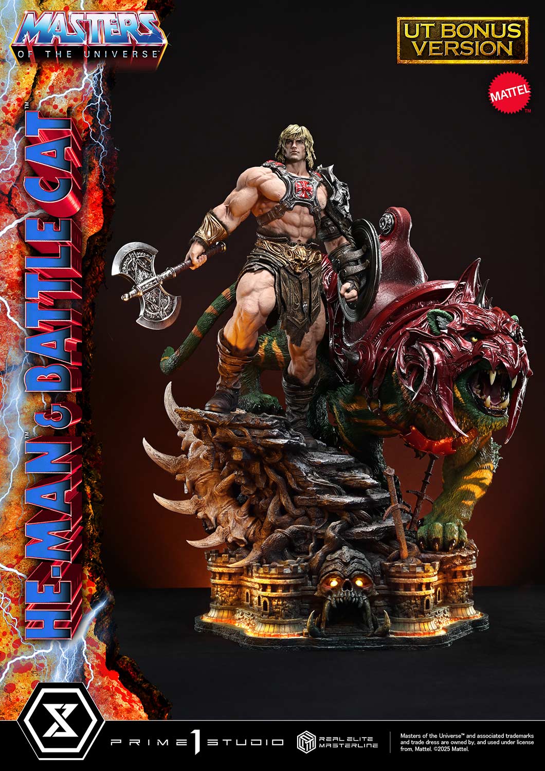 Prime 1 Studio Master of the Universe - He Man and Battle Cat REMMOU-01UTS