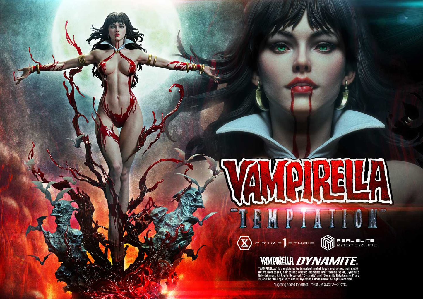 PRE ORDER - Prime 1 Studio REMVP-01 Real Elite Masterline Vampirella Vampirella “Temptation” 1/3 Scale Statue