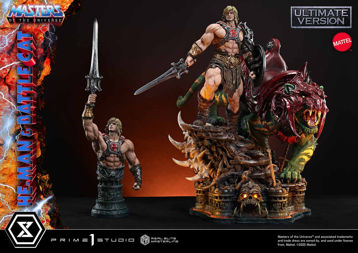 Prime 1 Studio Master of the Universe - He Man and Battle Cat REMMOU-01UTS