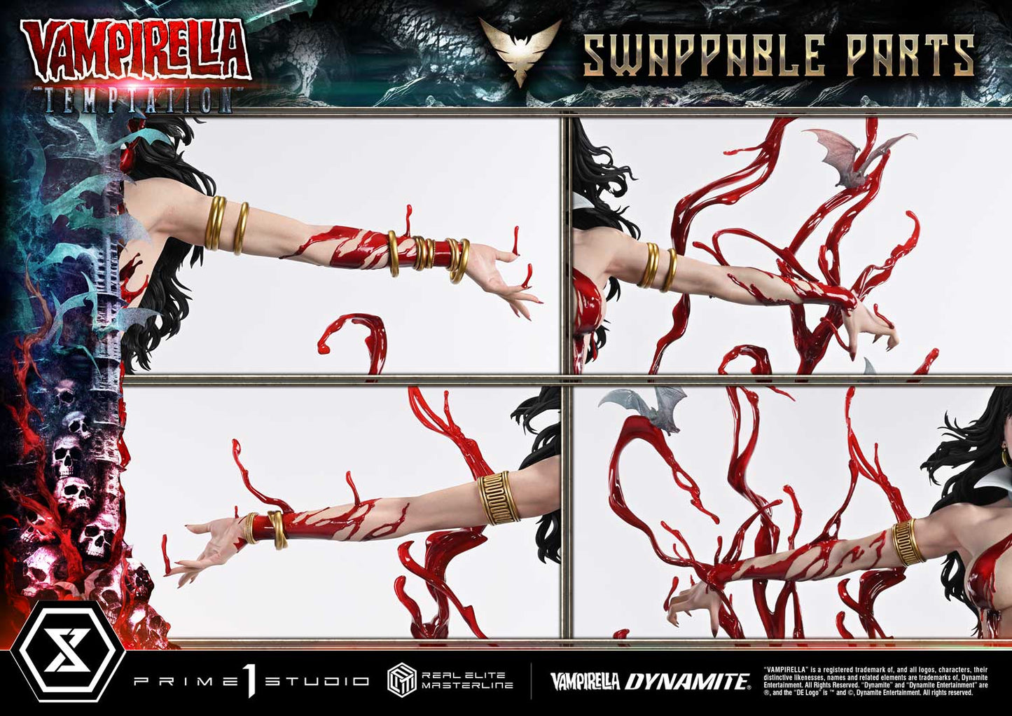 PRE ORDER - Prime 1 Studio REMVP-01 Real Elite Masterline Vampirella Vampirella “Temptation” 1/3 Scale Statue