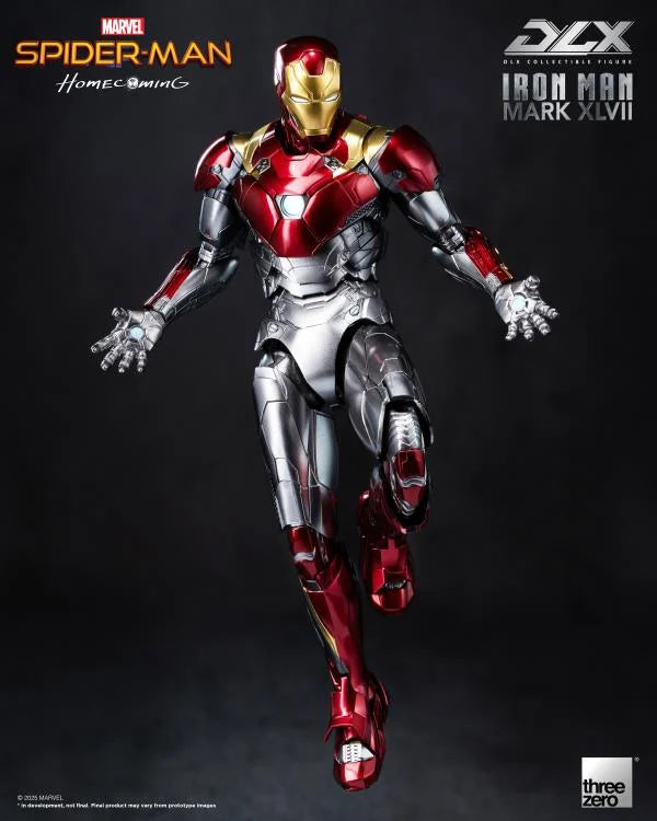 Threezero Spiderman: Homecoming DLX Iron Man Mark 47 1/12 Scale Action Figure
