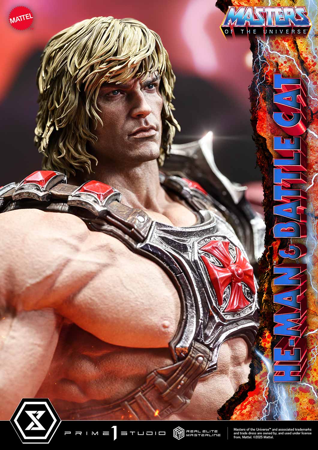 Prime 1 Studio Master of the Universe - He Man and Battle Cat REMMOU-01