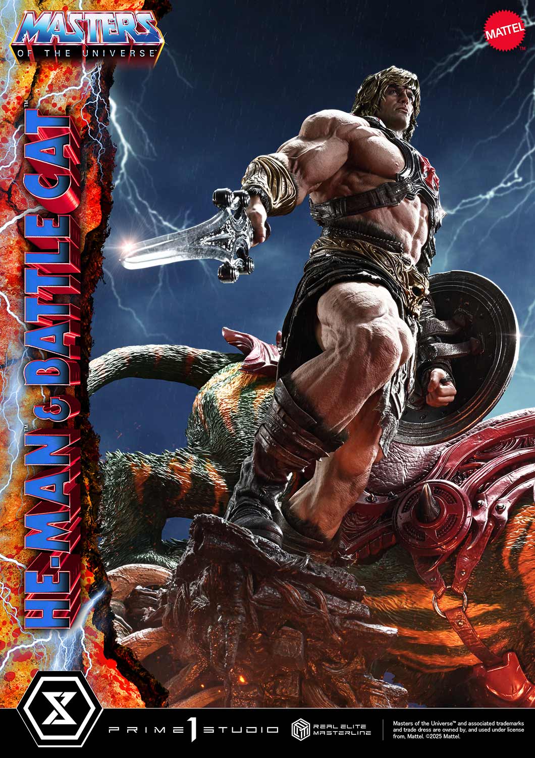 Prime 1 Studio Master of the Universe - He Man and Battle Cat REMMOU-01