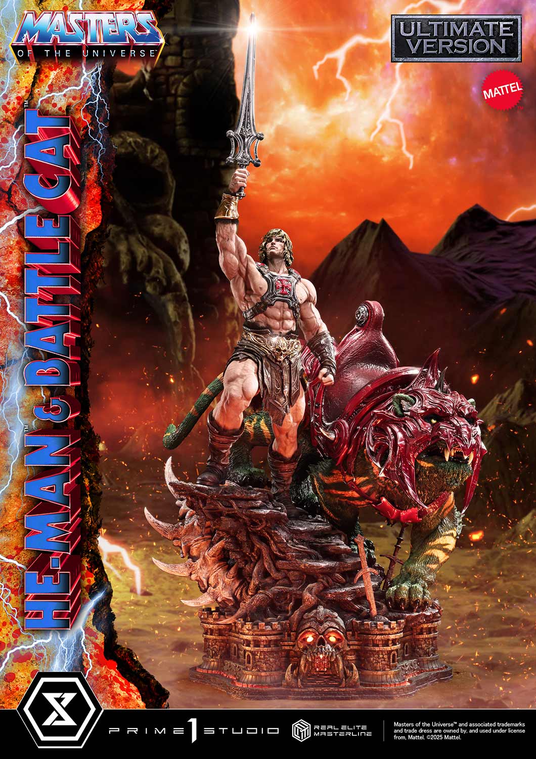 Prime 1 Studio Master of the Universe - He Man and Battle Cat REMMOU-01UT