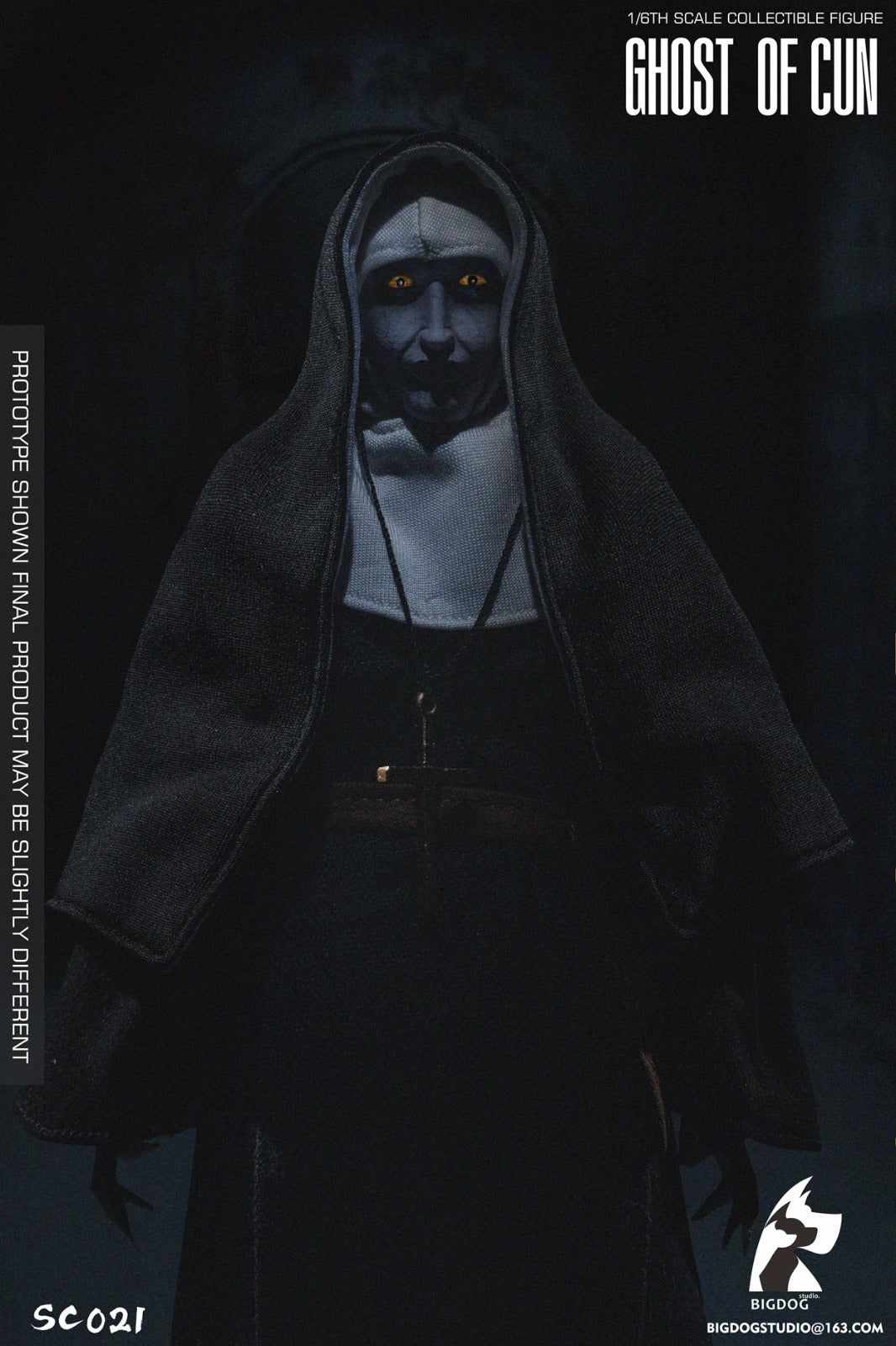 Bigdog Studio SC021 1/6 Scale Ghost of Cun The Nun Movie
