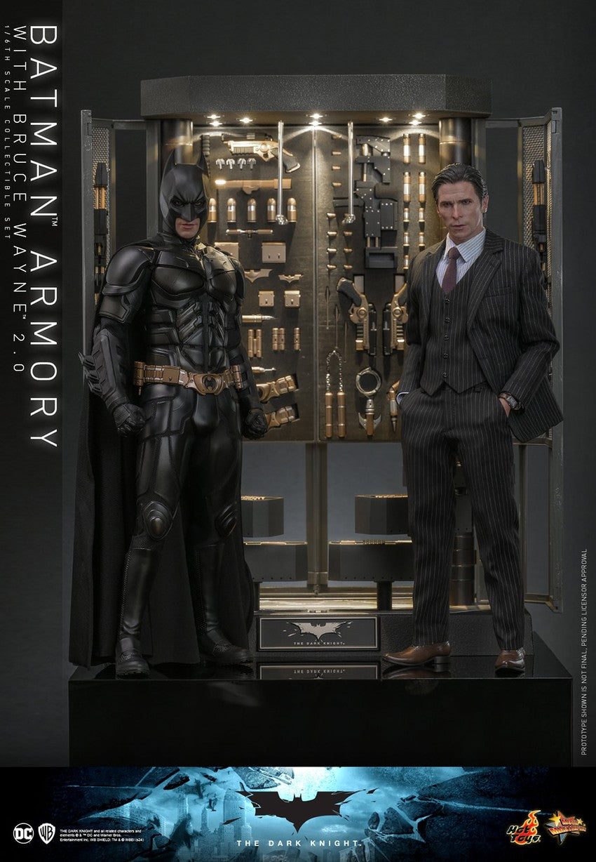 Hot Toys 1/6 Scale Batman Armory with Bruce Wayne 2.0 MMS750