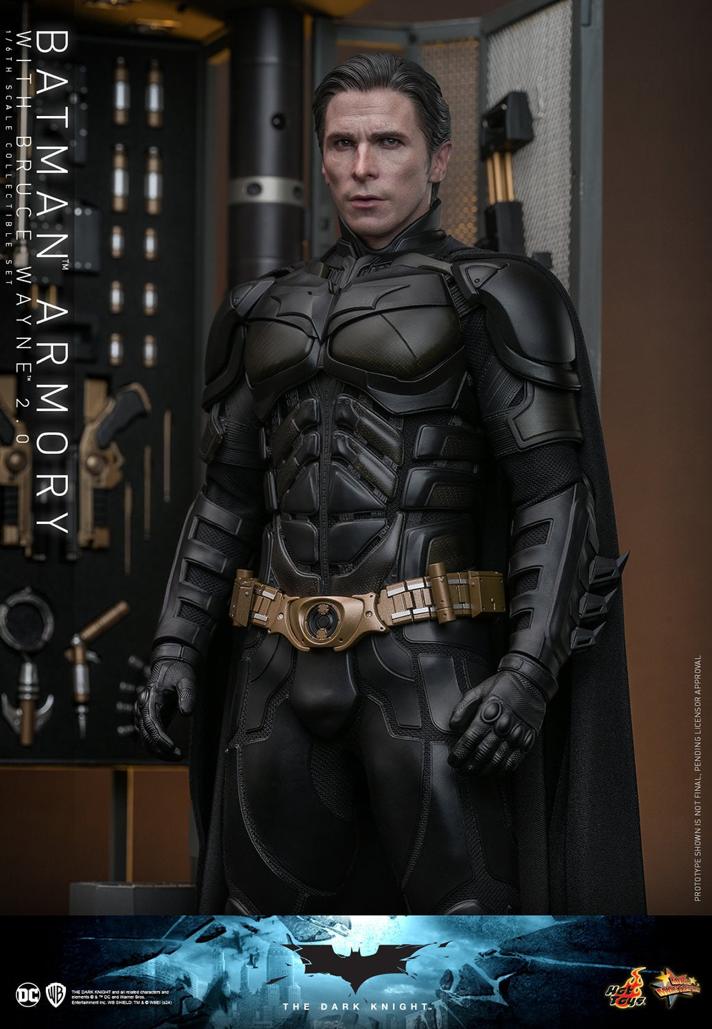 Hot Toys 1/6 Scale Batman Armory with Bruce Wayne 2.0 MMS750