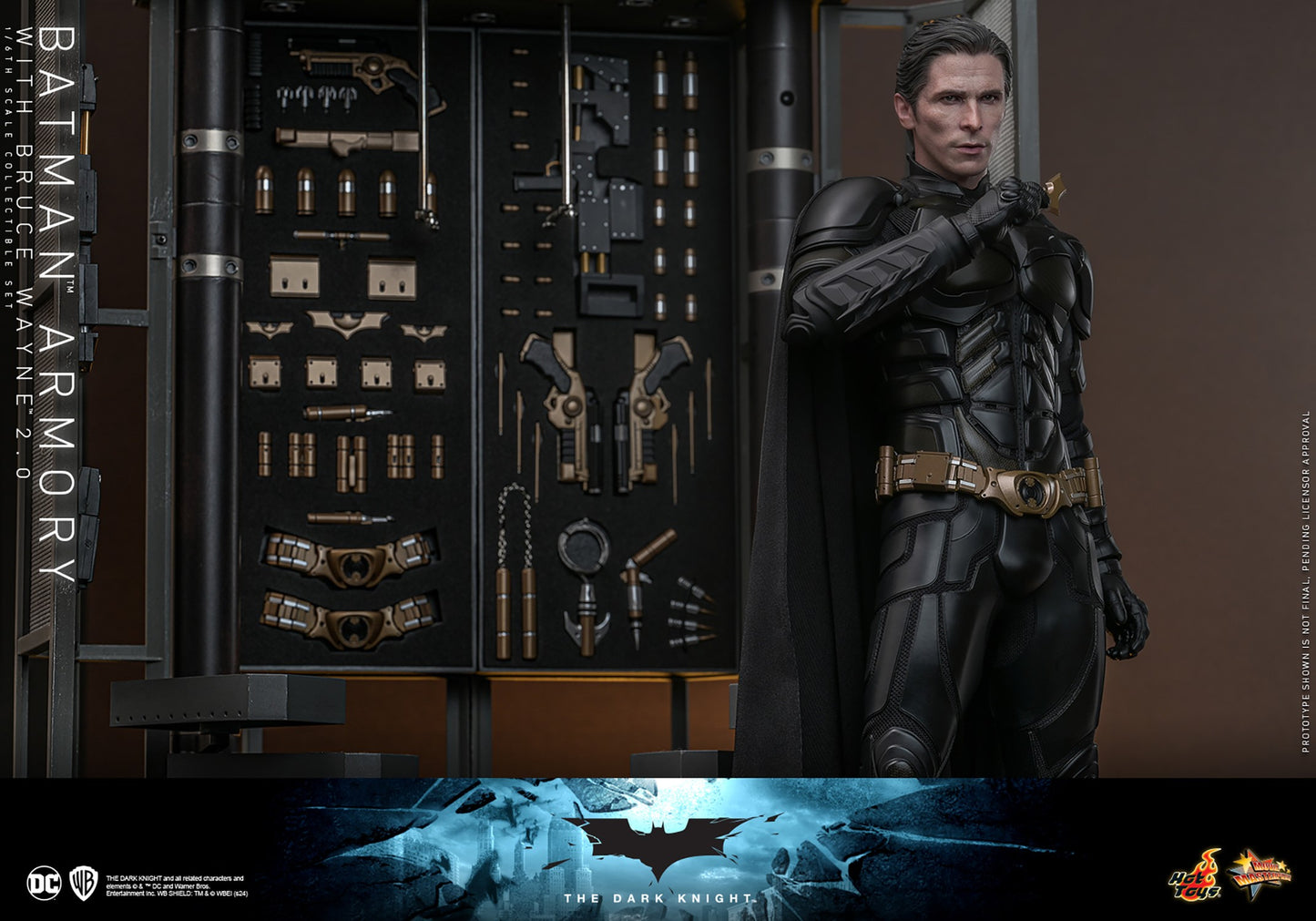 Hot Toys 1/6 Scale Batman Armory with Bruce Wayne 2.0 MMS750
