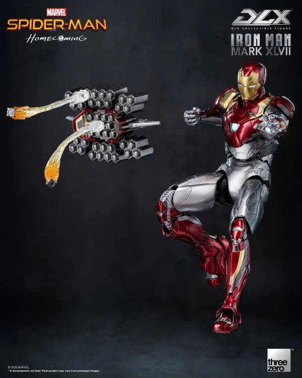 Threezero Spiderman: Homecoming DLX Iron Man Mark 47 1/12 Scale Action Figure