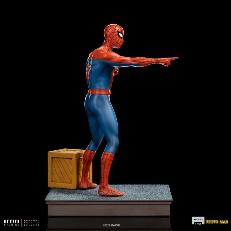 Iron Studio Spiderman 60s Animated Series - Marvel - Iron Studios 1/10 Scale Statue