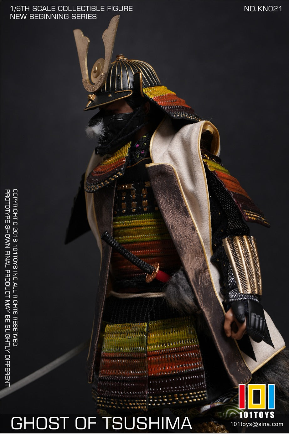 101TOYS KN021 1/6 新起点系列 武士乙 GHOST OF TSUSHIMA SAMURAI B