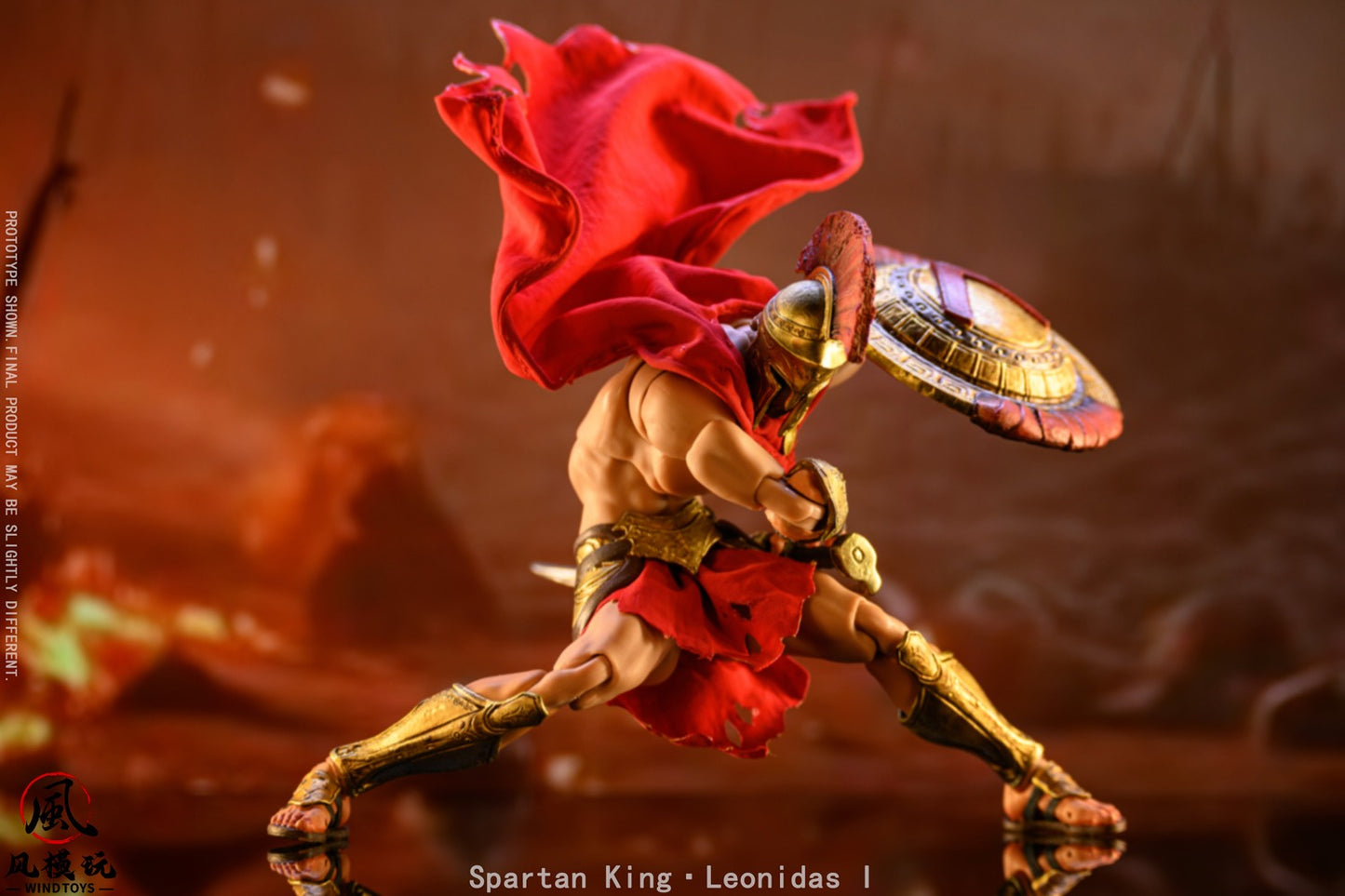Wind Toys FMW004B 1/12 Eternal Warlords Series Spartan King Leonidas I (Bloodstained Edition)