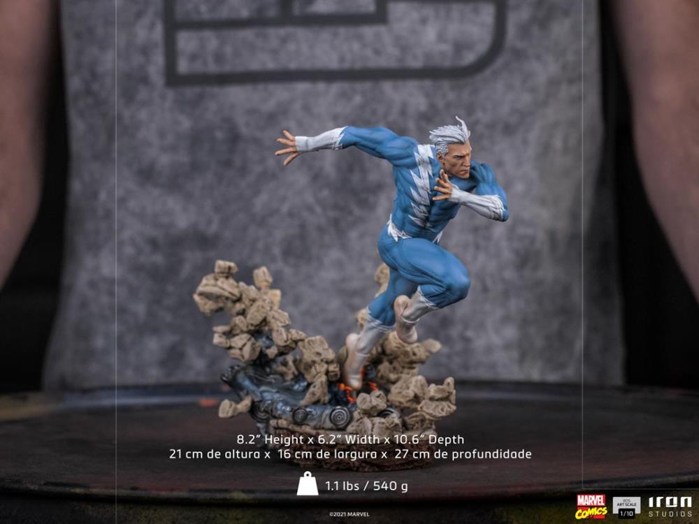 Iron Studio X Men Battle Diorama Series Quicksilver 1/10 Art Scale Statue