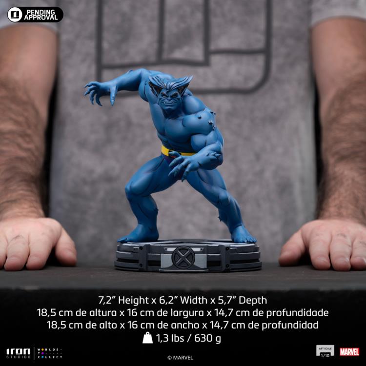 Iron Studio X Men '97 Battle Diorama Series Beast 1/10 Art Scale Statue
