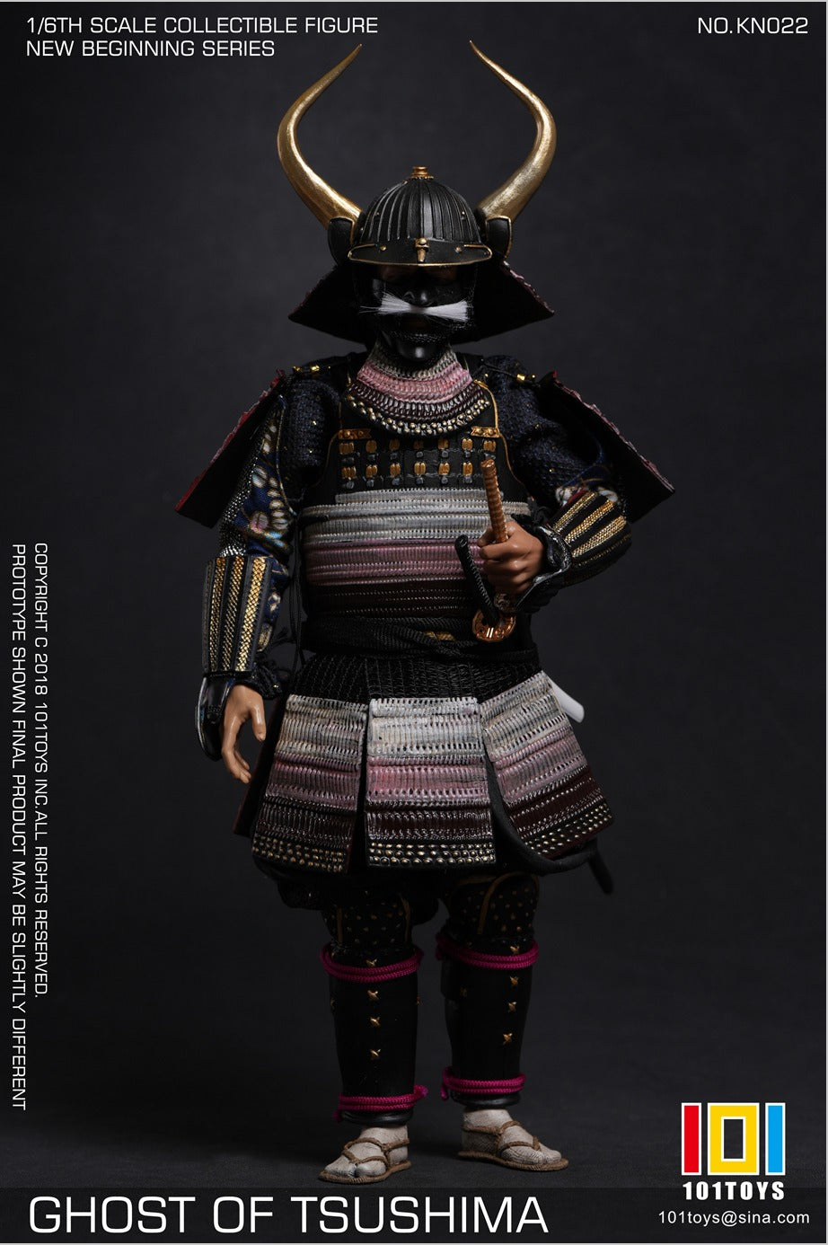 101TOYS KN022 1/6 新起点系列 武士丙 GHOST OF TSUSHIMA SAMURAI C