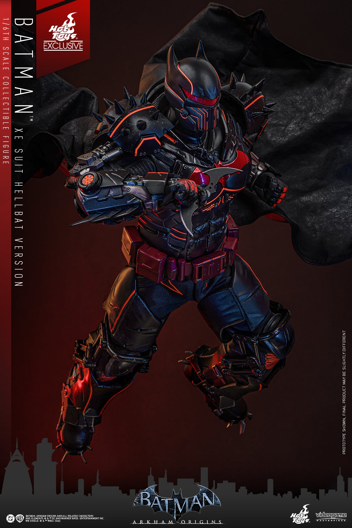Exclusive ! Hot Toys VGM73 Batman (XE Suit Hellbat Version)
