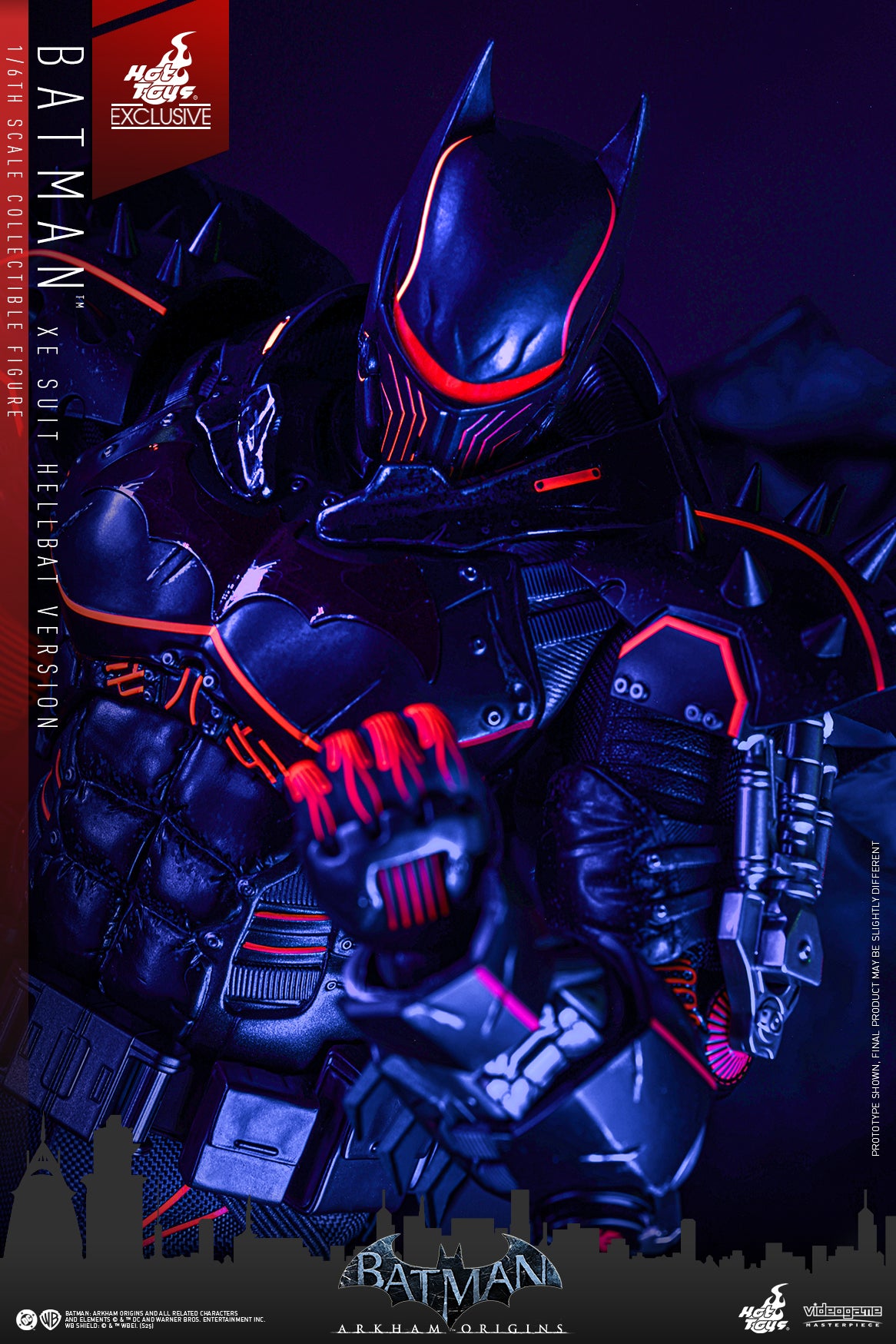 Exclusive ! Hot Toys VGM73 Batman (XE Suit Hellbat Version)
