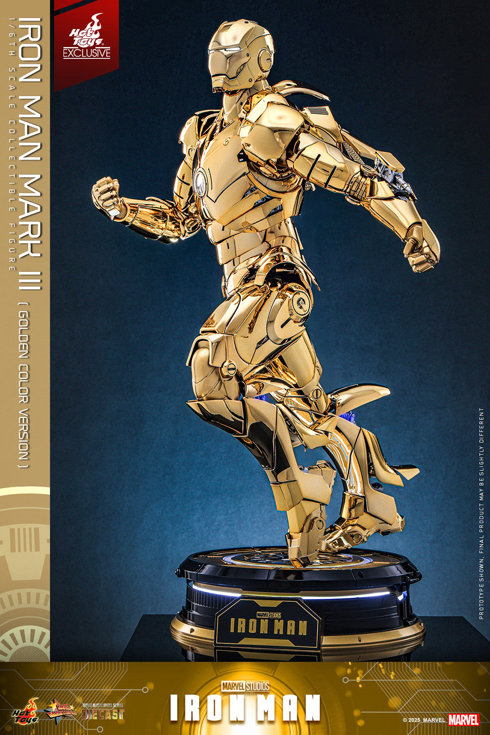 Exclusive ! Hot Toys Iron Man Gold MMS764D69 Golden Color Version