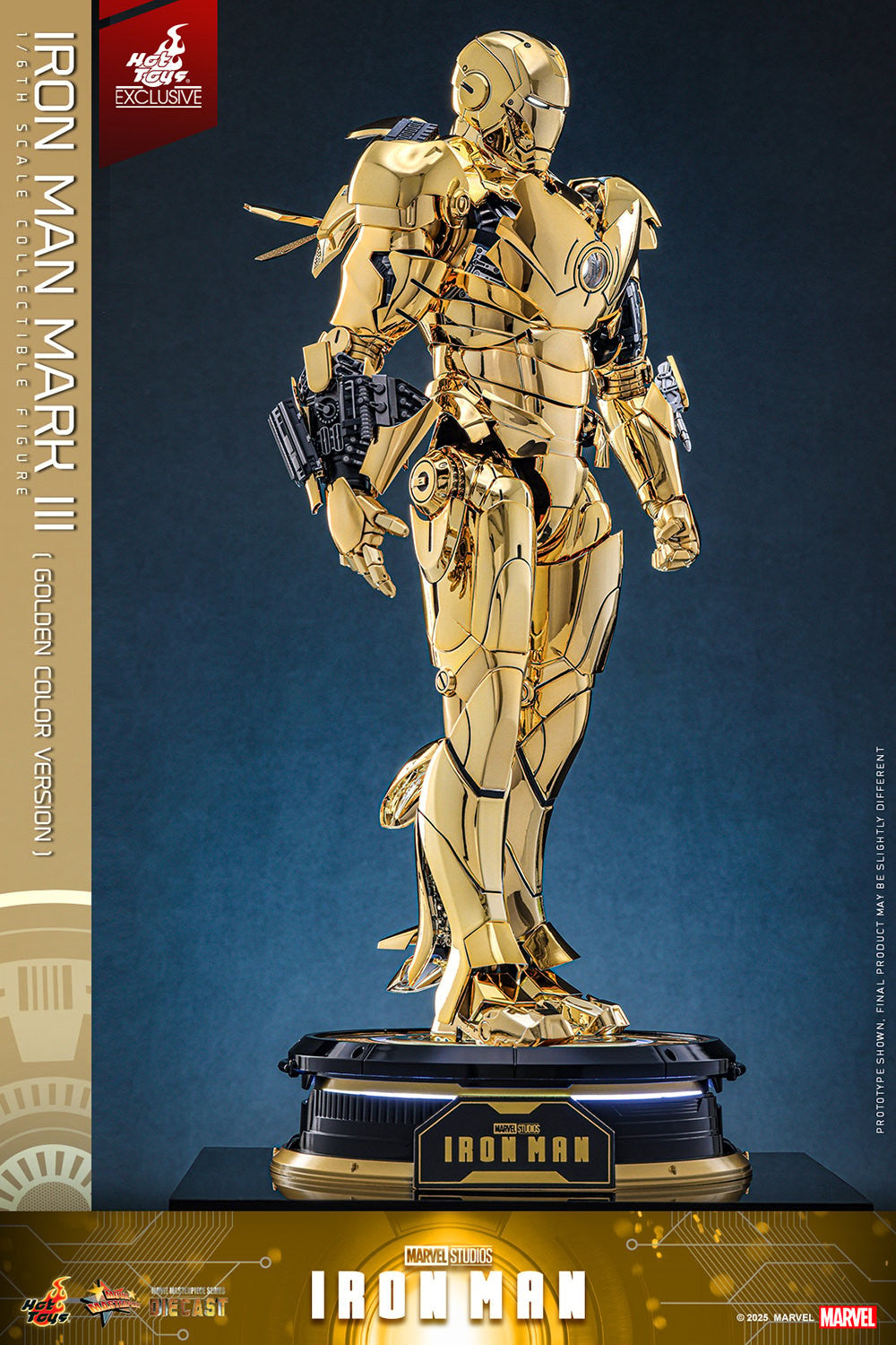 Exclusive ! Hot Toys Iron Man Gold MMS764D69 Golden Color Version