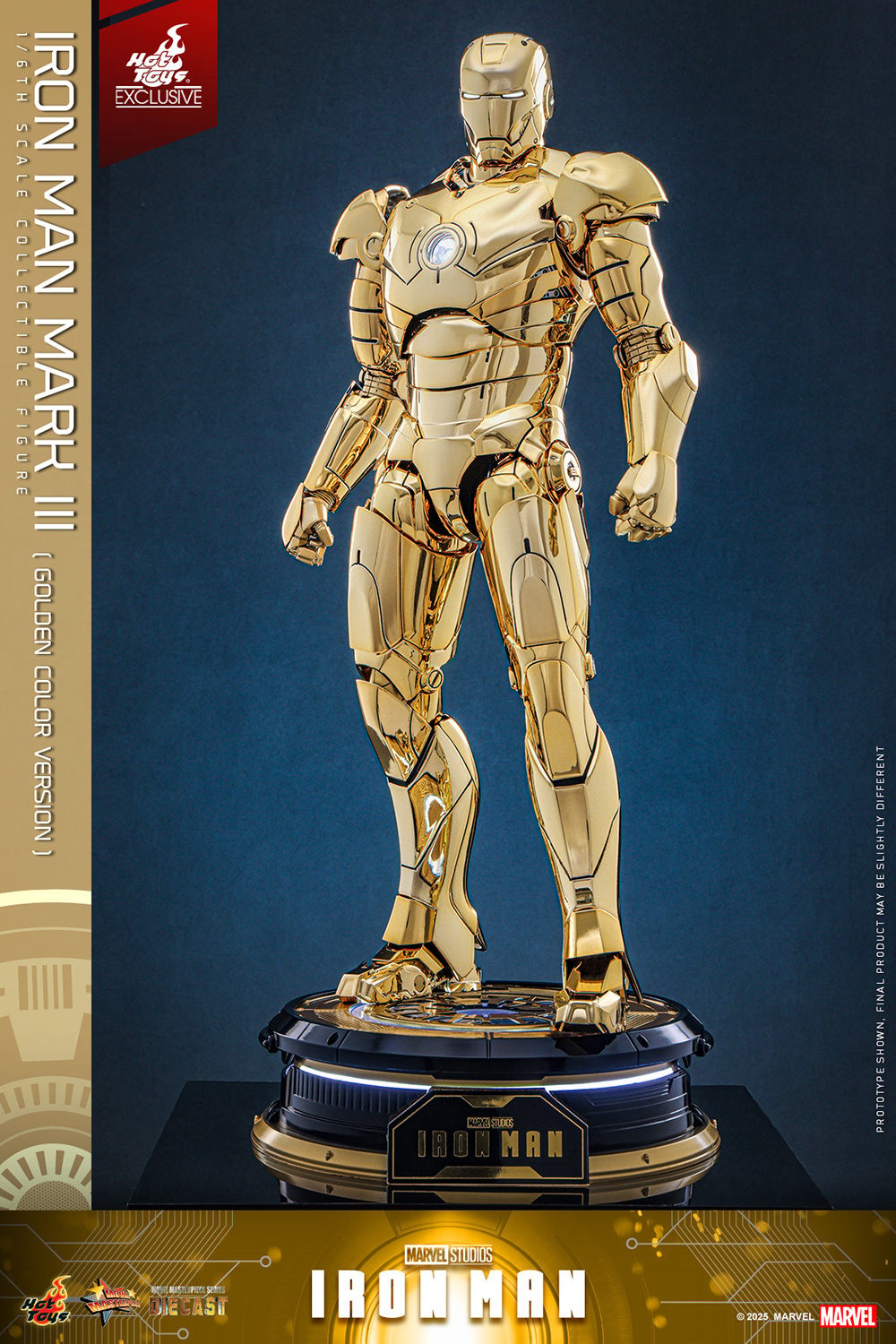 Exclusive ! Hot Toys Iron Man Gold MMS764D69 Golden Color Version