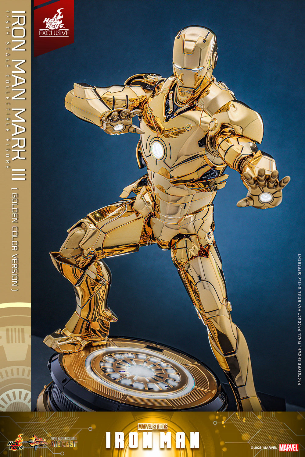 Exclusive ! Hot Toys Iron Man Gold MMS764D69 Golden Color Version