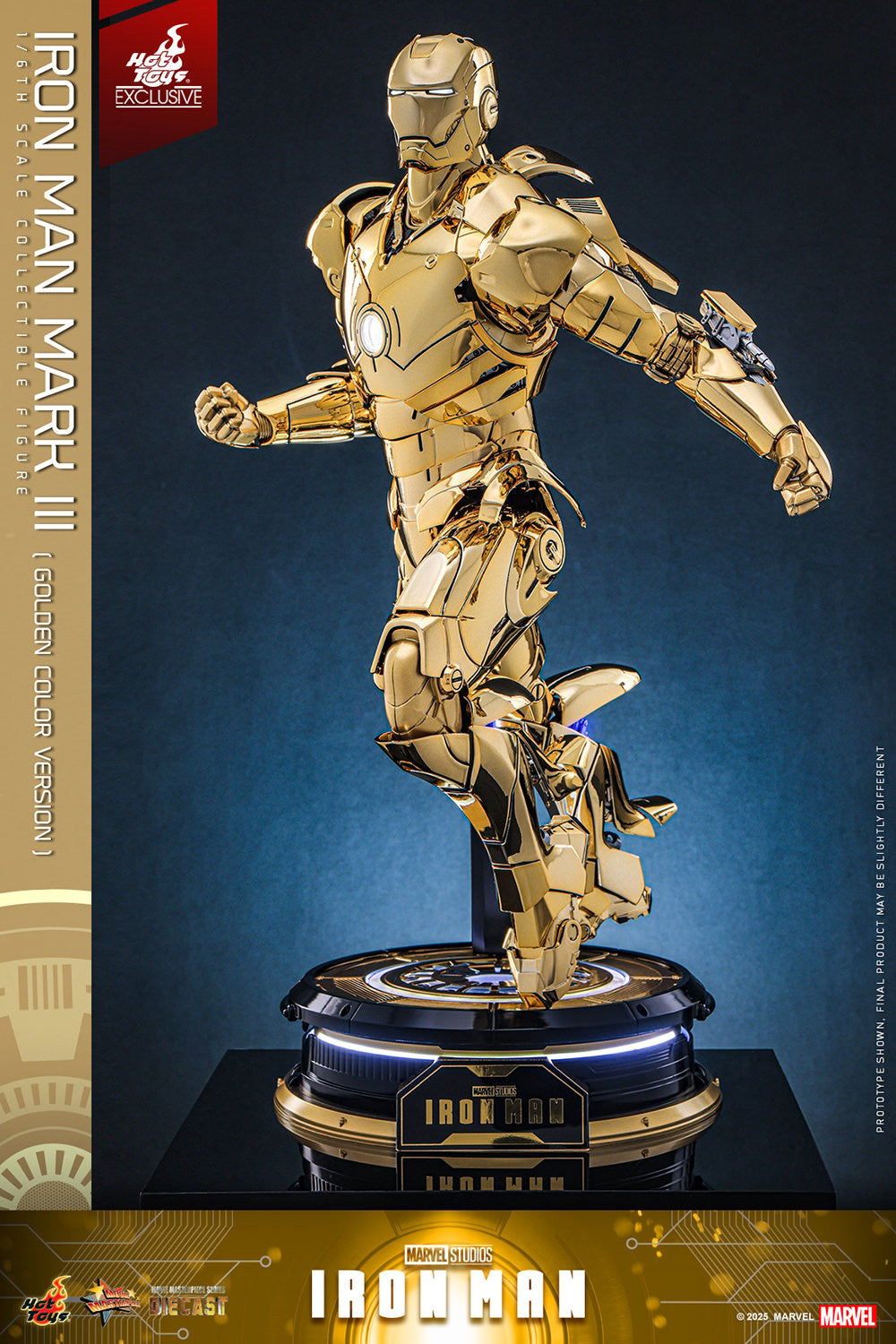 Exclusive ! Hot Toys Iron Man Gold MMS764D69 Golden Color Version