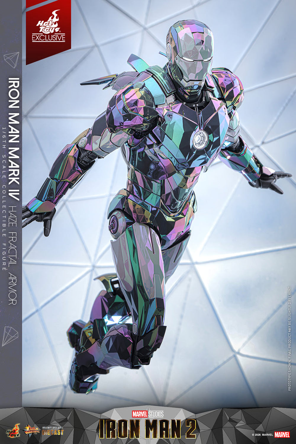 STOCK - Exclusive ! Hot Toys MMS855D79 Iron Man Mark IV Haze Fractal Armor 1/6 Scale Collectible Figures
