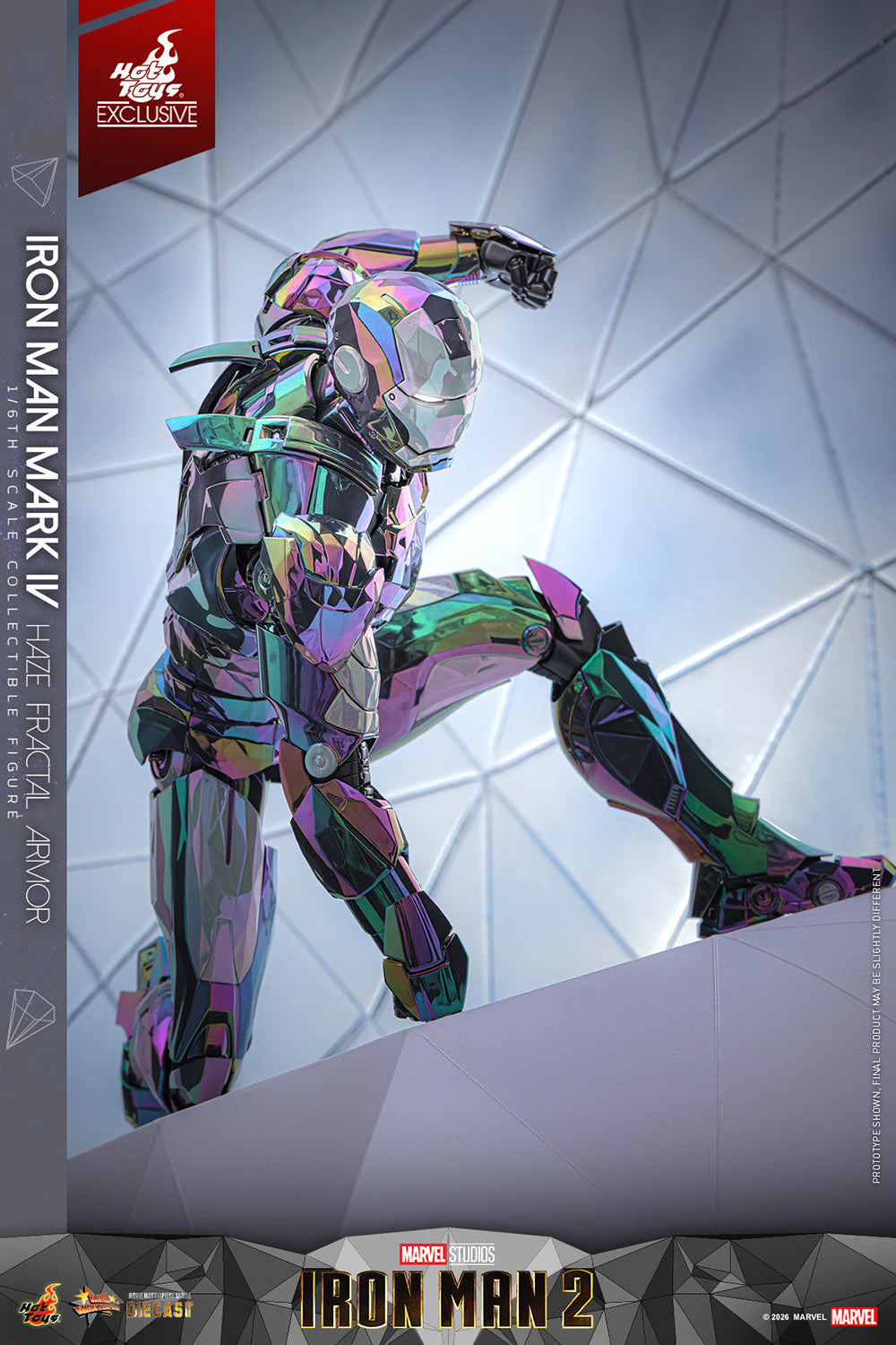 STOCK - Exclusive ! Hot Toys MMS855D79 Iron Man Mark IV Haze Fractal Armor 1/6 Scale Collectible Figures