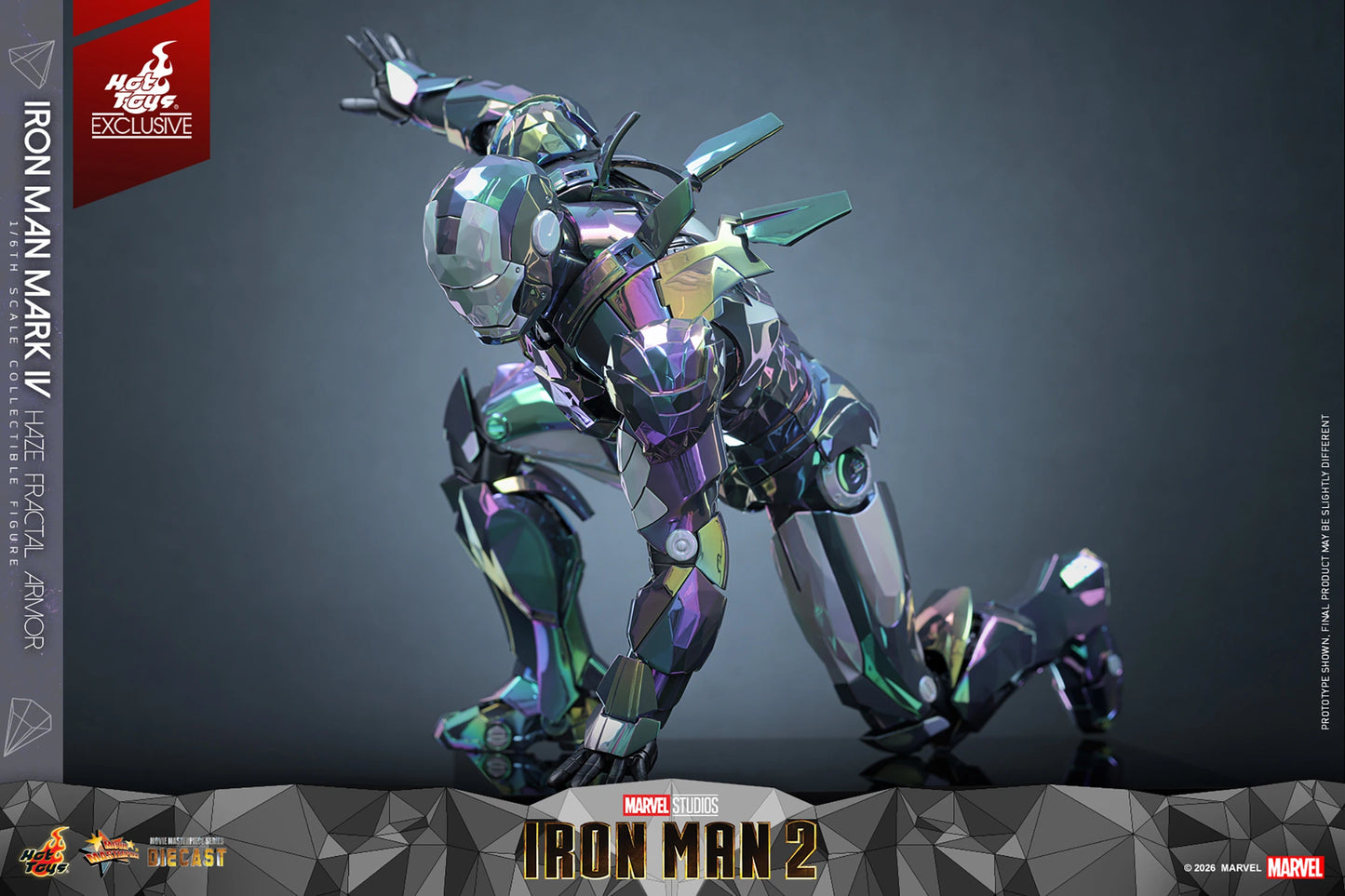 STOCK - Exclusive ! Hot Toys MMS855D79 Iron Man Mark IV Haze Fractal Armor 1/6 Scale Collectible Figures
