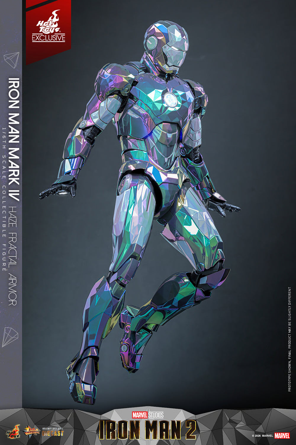 STOCK - Exclusive ! Hot Toys MMS855D79 Iron Man Mark IV Haze Fractal Armor 1/6 Scale Collectible Figures