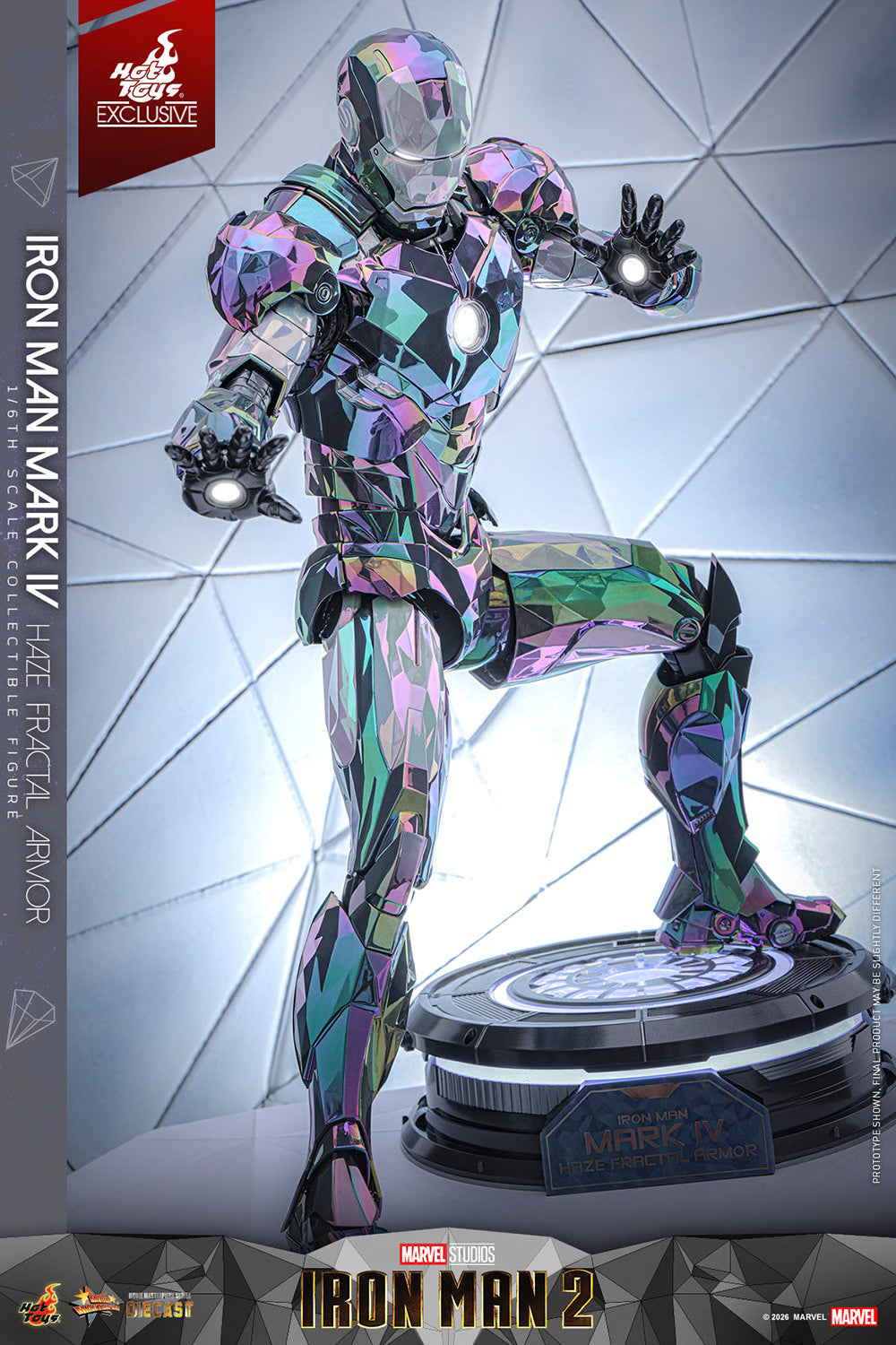STOCK - Exclusive ! Hot Toys MMS855D79 Iron Man Mark IV Haze Fractal Armor 1/6 Scale Collectible Figures