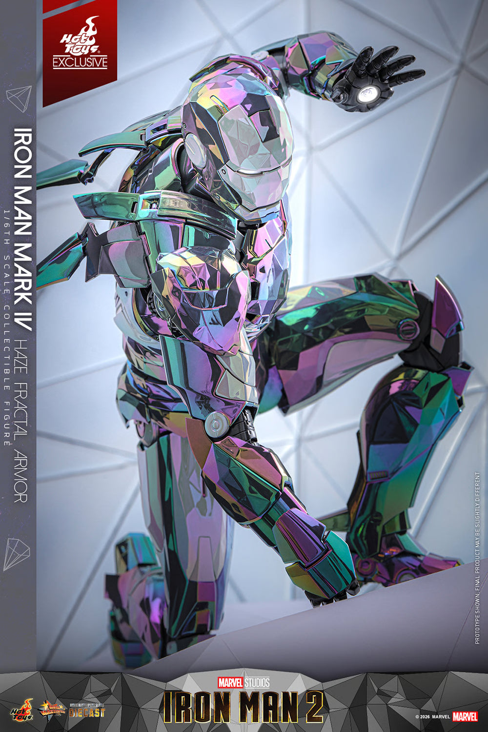 STOCK - Exclusive ! Hot Toys MMS855D79 Iron Man Mark IV Haze Fractal Armor 1/6 Scale Collectible Figures