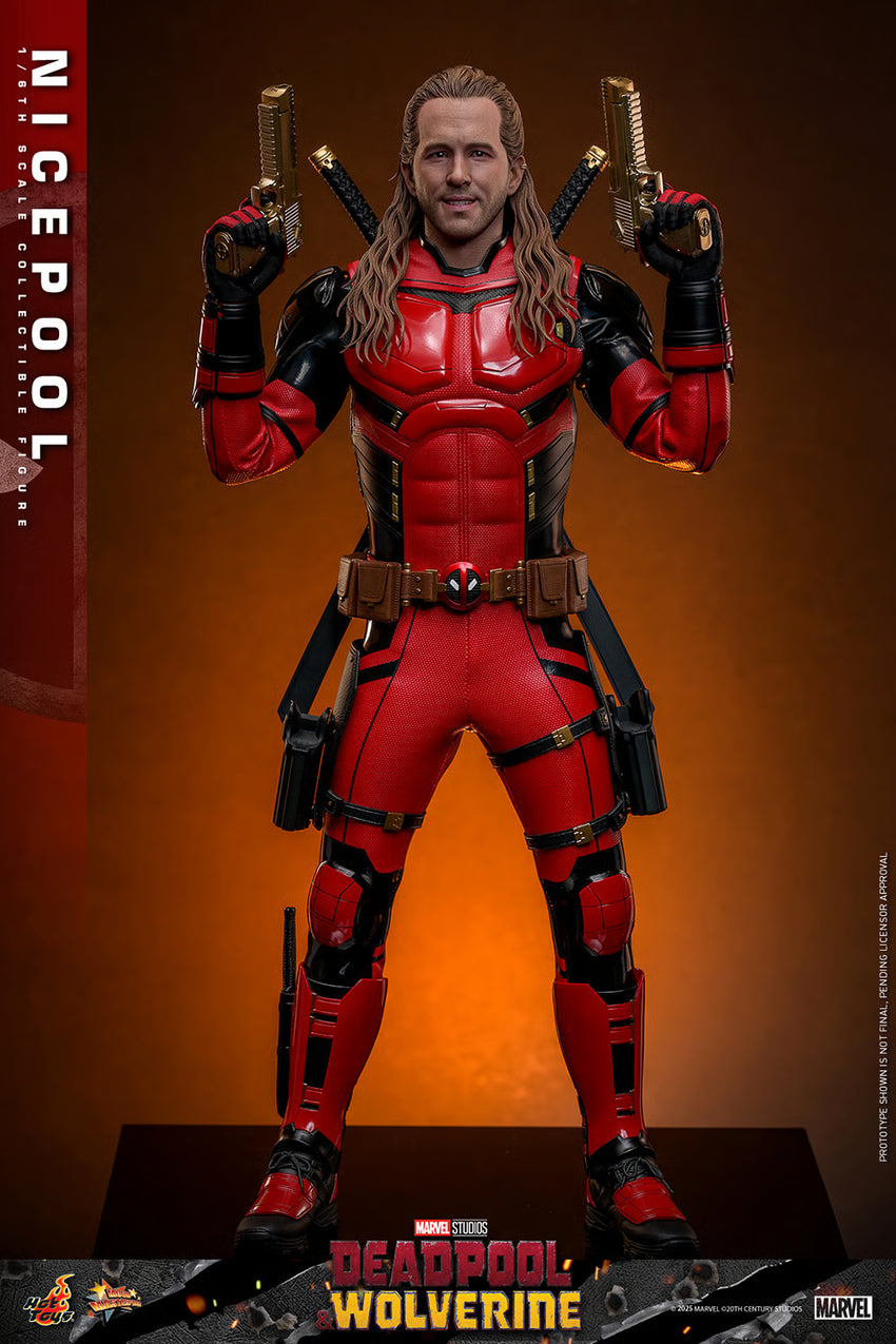 STOCK - Hot Toys MMS788 Deadpool & Wolverine Nicepool 1/6 Scale Collectible Figures