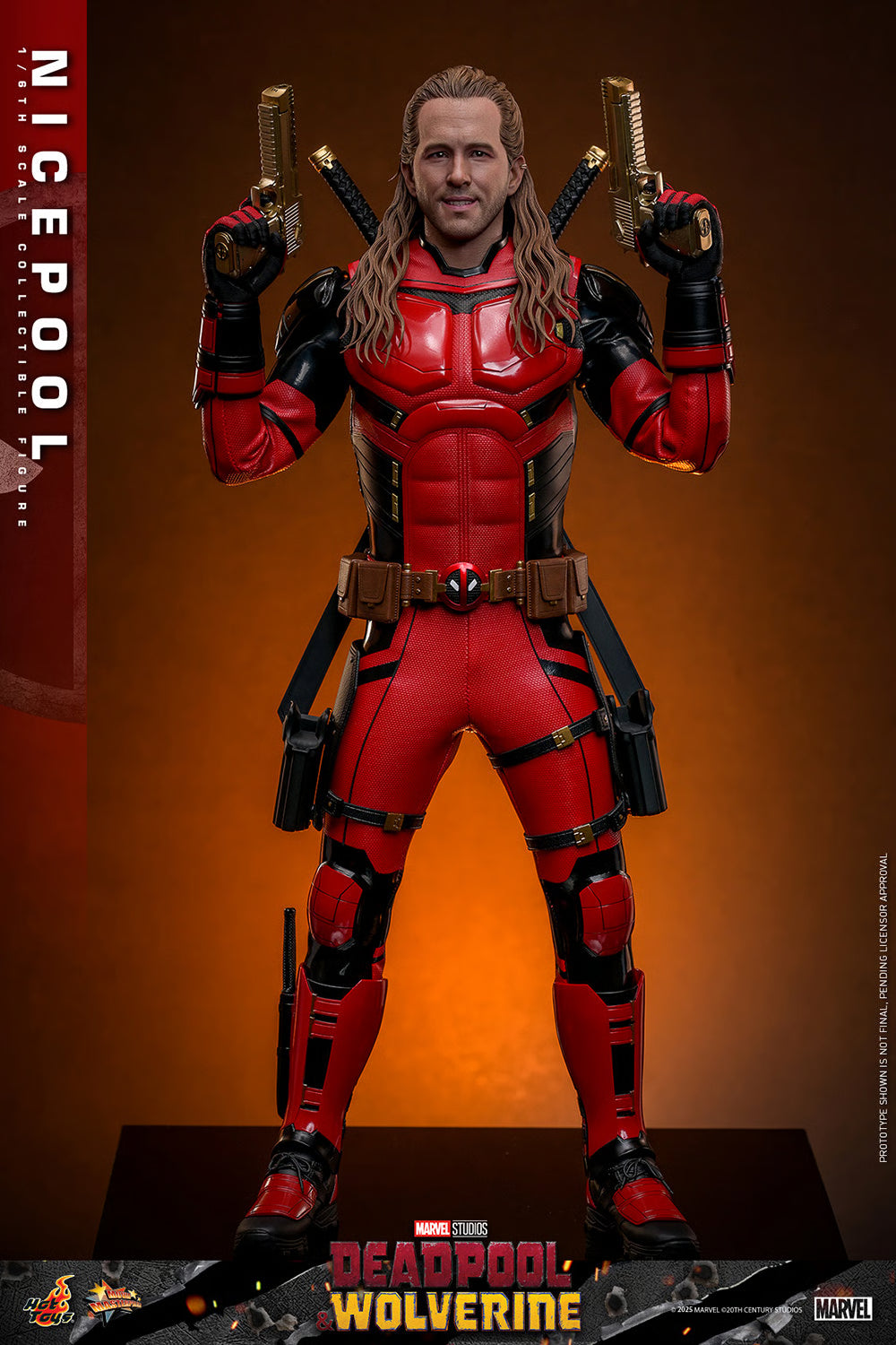 STOCK - Hot Toys MMS788 Deadpool & Wolverine Nicepool 1/6 Scale Collectible Figures