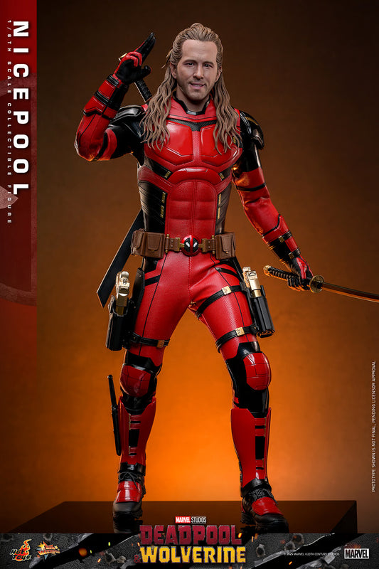 STOCK - Hot Toys MMS788 Deadpool & Wolverine Nicepool 1/6 Scale Collectible Figures