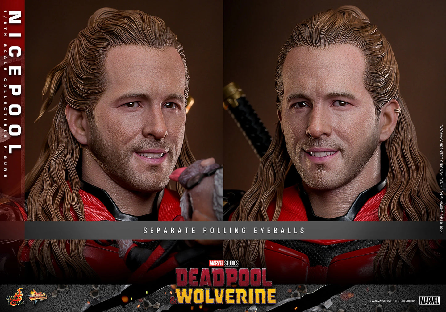 STOCK - Hot Toys MMS788 Deadpool & Wolverine Nicepool 1/6 Scale Collectible Figures