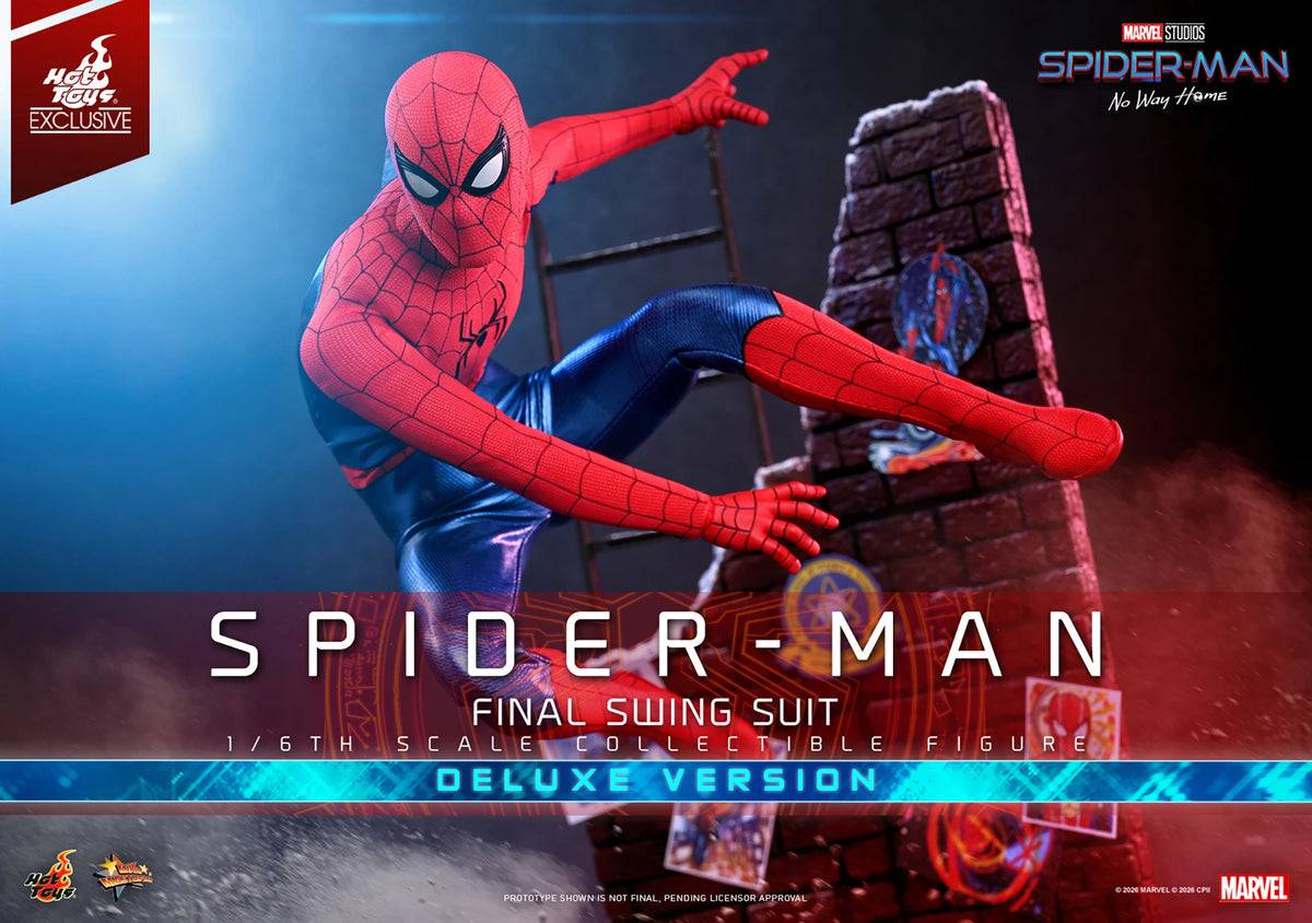 PRE ORDER - Hot Toys EXCLUSIVE - Spiderman No Way Home - Spiderman (Final Swing Suit) MMS922 -1/6 Scale Collectible Figure