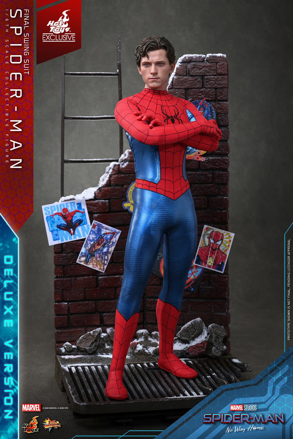 PRE ORDER - Hot Toys EXCLUSIVE - Spiderman No Way Home - Spiderman (Final Swing Suit) MMS922 -1/6 Scale Collectible Figure