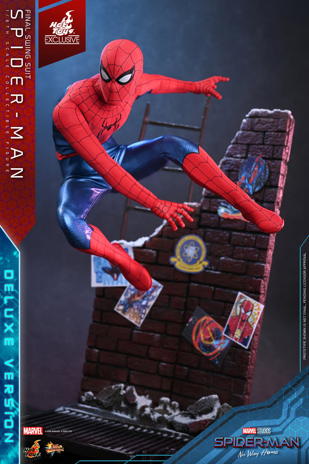 PRE ORDER - Hot Toys EXCLUSIVE - Spiderman No Way Home - Spiderman (Final Swing Suit) MMS922 -1/6 Scale Collectible Figure