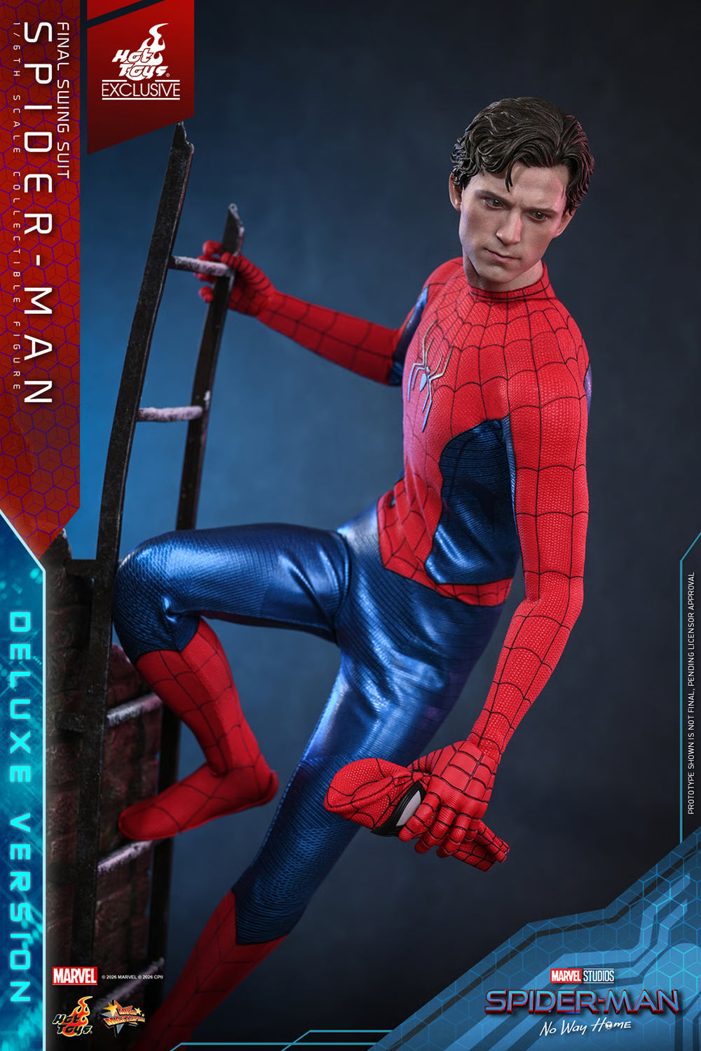 PRE ORDER - Hot Toys EXCLUSIVE - Spiderman No Way Home - Spiderman (Final Swing Suit) MMS922 -1/6 Scale Collectible Figure