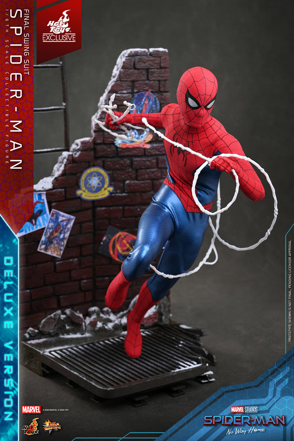 PRE ORDER - Hot Toys EXCLUSIVE - Spiderman No Way Home - Spiderman (Final Swing Suit) MMS922 -1/6 Scale Collectible Figure