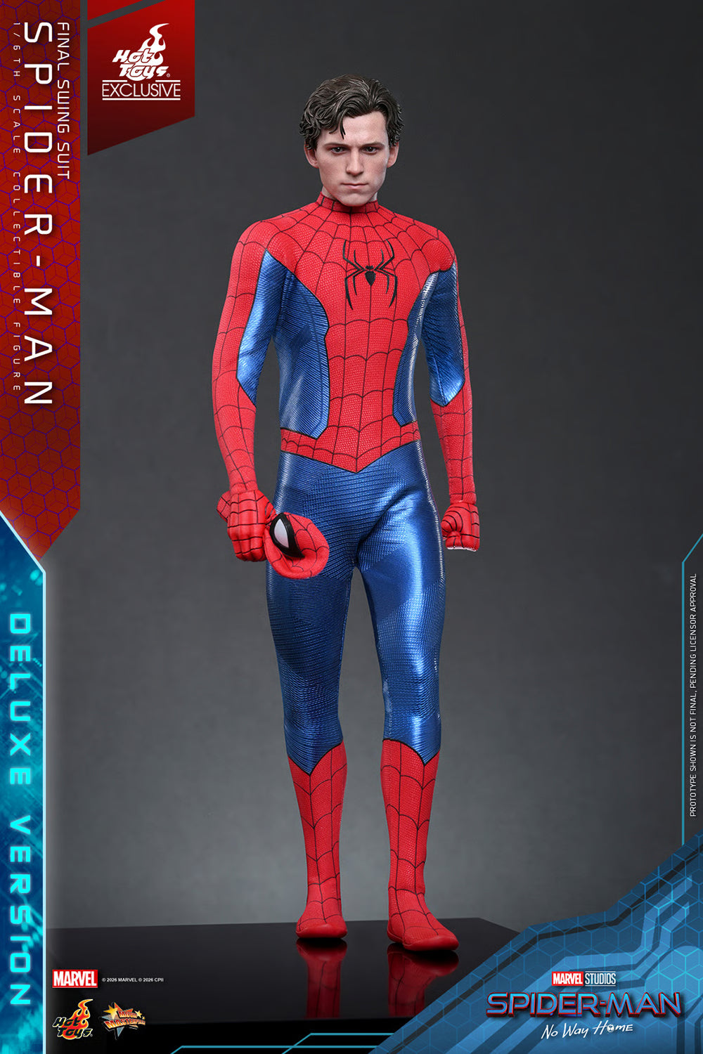PRE ORDER - Hot Toys EXCLUSIVE - Spiderman No Way Home - Spiderman (Final Swing Suit) MMS922 -1/6 Scale Collectible Figure